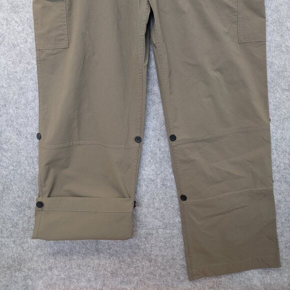 Tilley Adjustable Cargo Outdoor Utility Convertible Hiking camping pant TAUPE 16 - Picture 8 of 13